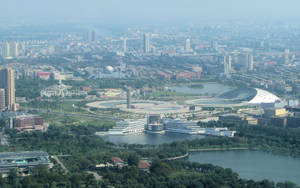 Tianjin Drone Shot Wallpaper