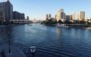 Tianjin River Scenery Wallpaper