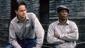 Tim Robbins And Morgan Freeman Wallpaper