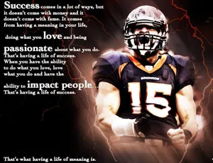 Tim Tebow Football Quotes Wallpaper