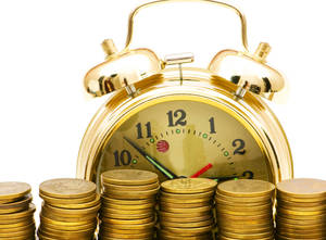 Time And Money Can Work Together To Create Opportunities Wallpaper