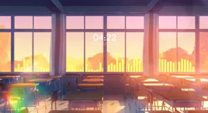 Time On Anime Classroom Wallpaper