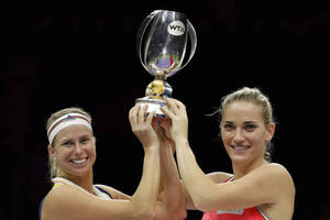 Timea Babos And Kristina Mladenovic Wta Wallpaper