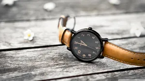 Timex Brown Hand Watch Time Wallpaper