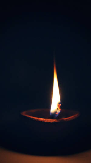 Tiny Circular Candle Wallpaper