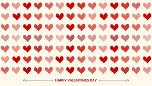 Tiny Hearts For Valentines Day Desktop Wallpaper