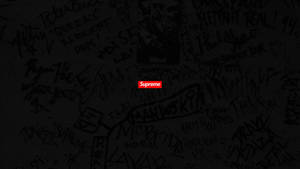 Tiny Logo Supreme Laptop Wallpaper