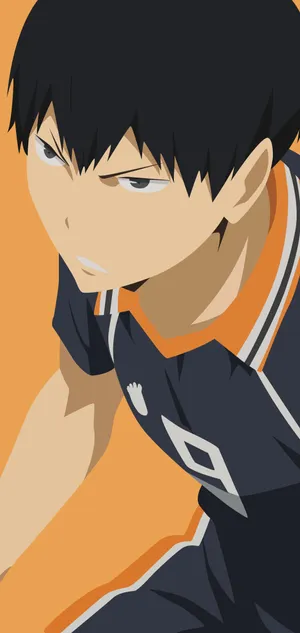 Tobio Kageyama Vector Art Wallpaper