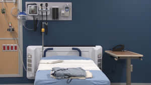 Toddler Hospital Bed With Apparatus Wallpaper