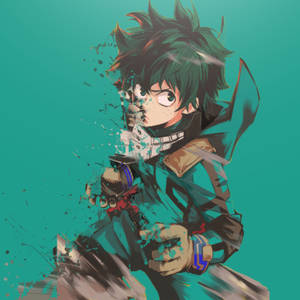 Todobakudeku Izuku Stylized Drawing Wallpaper