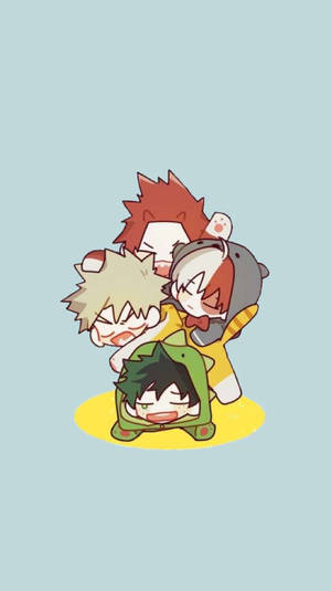 Todobakudeku Japanese Chibi Art Wallpaper