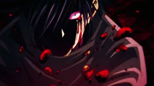 Toji Fushiguro In An Intense Action Scene Wallpaper