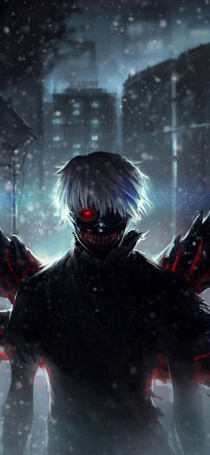 Tokyo Ghoul Characters Ken's Red Wings Wallpaper