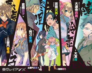 Tokyo Ravens Character Panels Wallpaper