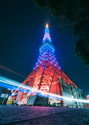 Tokyo Tower Foot Town Wallpaper