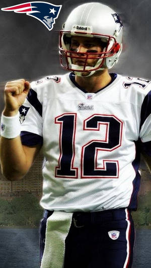 Tom Brady Vintage Effect Photograph Wallpaper