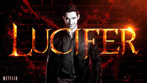 Tom Ellis As Lucifer Devil Cover Wallpaper