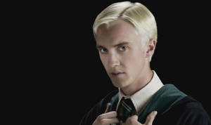 Tom Felton As Malfoy Portrait Wallpaper