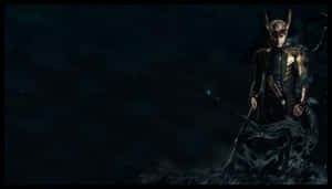 Tom Hiddleston As Loki In Marvel Cinematic Universe. Wallpaper