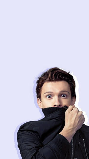 Tom Holland Minimalist Wallpaper