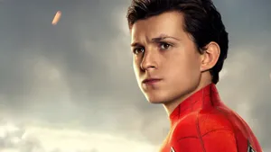 Tom Holland Spider-man Close-up Wallpaper