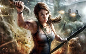 Tomb Raider Game Lara Croft Fanart Wallpaper