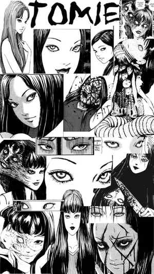 Tomie In Different Images Wallpaper