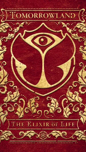 Tomorrowland Golden Logo Wallpaper