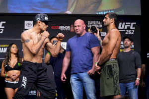 Tony Ferguson And Beneil Dariush Weigh-in Wallpaper