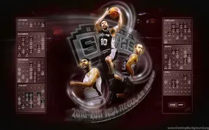 Tony Parker Nba Year Schedule Wallpaper