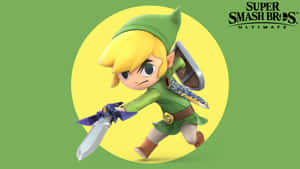 Toon Link In The Super Smash Bros Ultimate Wallpaper