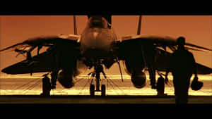 Top Gun F1 Fighter Jet Wallpaper