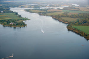 Top View Of The Chesapeake Bay Wallpaper