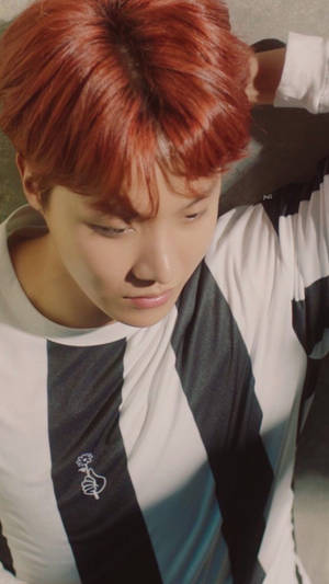 Top View Shot Jhope Cute Wallpaper