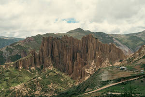 Topography Cliffs And Hills Wallpaper