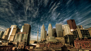 Toronto Canada Cityscape Wallpaper