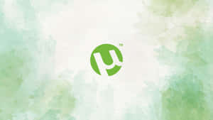 Torrent Green Watercolor Paint Minimalist Wallpaper