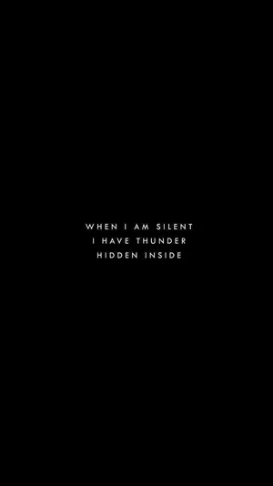 Total Black With Sad Quote Wallpaper