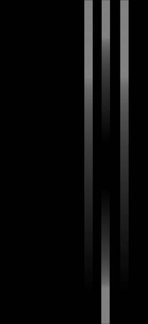 Total Black With Three Stripes Wallpaper