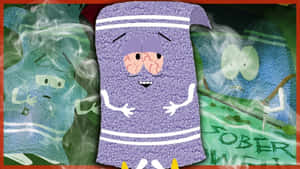 Towelie Collage South Park Wallpaper