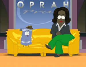 Towelie On Oprah Show Animated Wallpaper