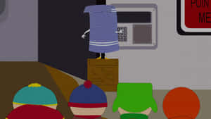 Towelie Speakingto South Park Characters Wallpaper