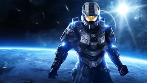 Towering Super Soldier Halo Master Chief Wallpaper