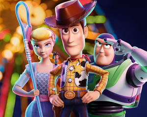 Toy Story 4 Trio Wallpaper