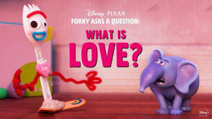 Toy Story Forky And Melephant Wallpaper