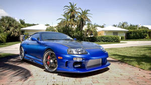 Toyota Supra Mk4 Carbon Fiber Hood Wallpaper