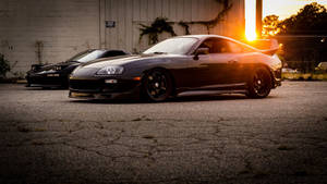 Toyota Supra Side View Wallpaper