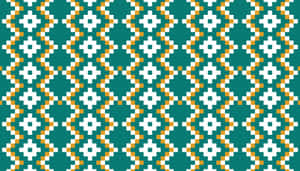 Traditional African Print Pattern Wallpaper