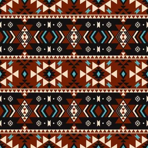 Traditional Aztec Pattern Design Wallpaper