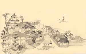 Traditional Japanese Artwork Wallpaper